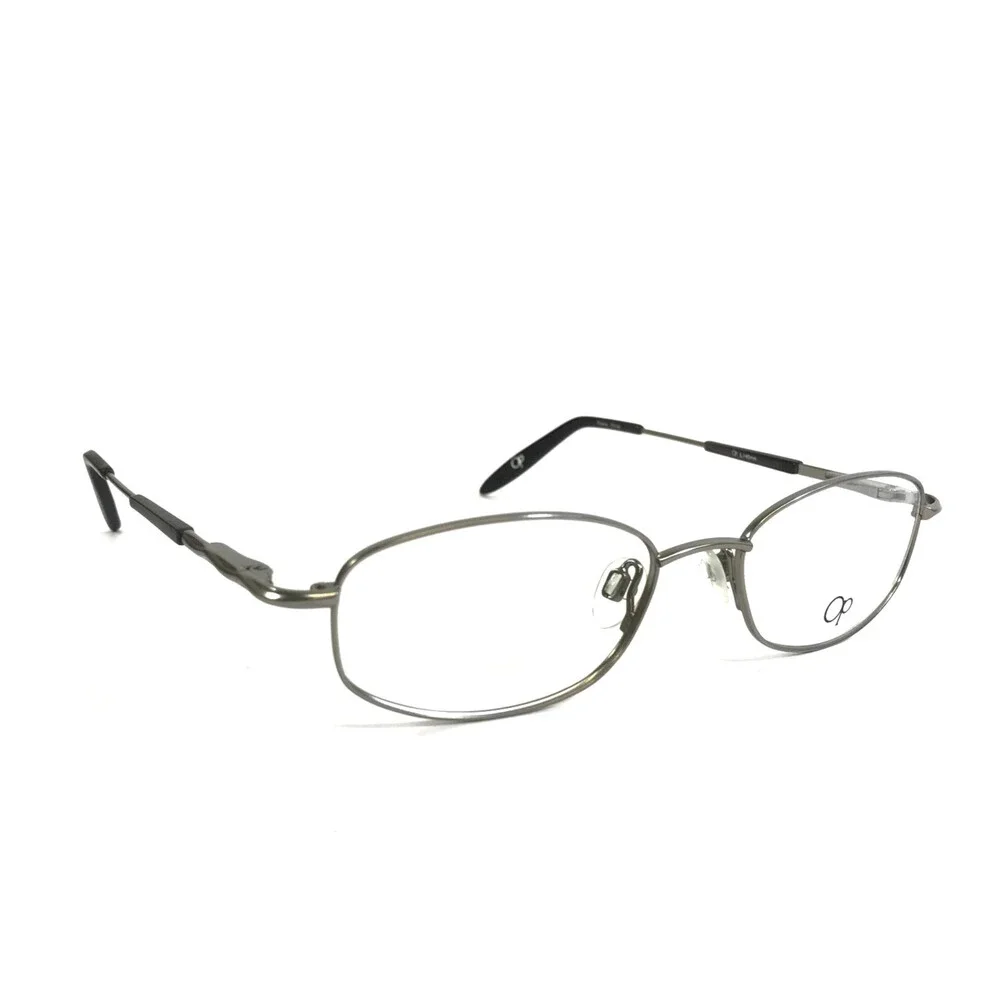 Ocean Pacific Eyeglasses Frames VOYAGER PEWTER Gray Oval Wire Rim 51-17-140